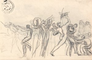 Los hijos de Noé regocijándose de George Romney